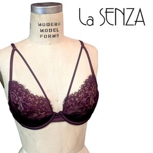 La Senza - Lacey unlined under wire bra - Wine Purple - Medium